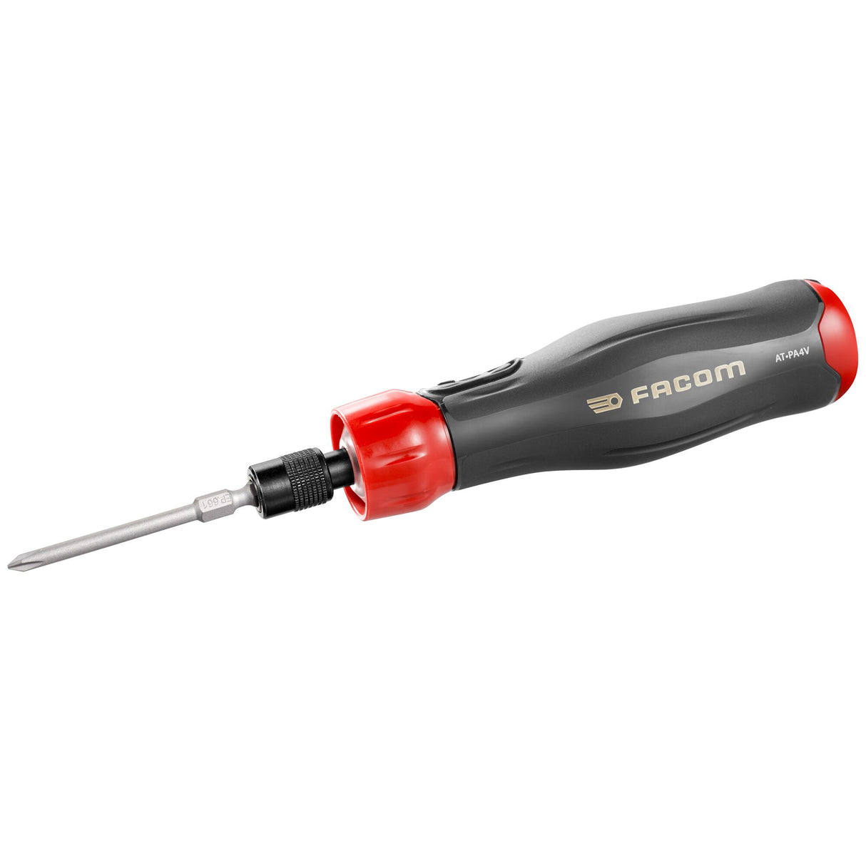 Tournevis Facom, tournevis multibits, couleur noir et rouge.