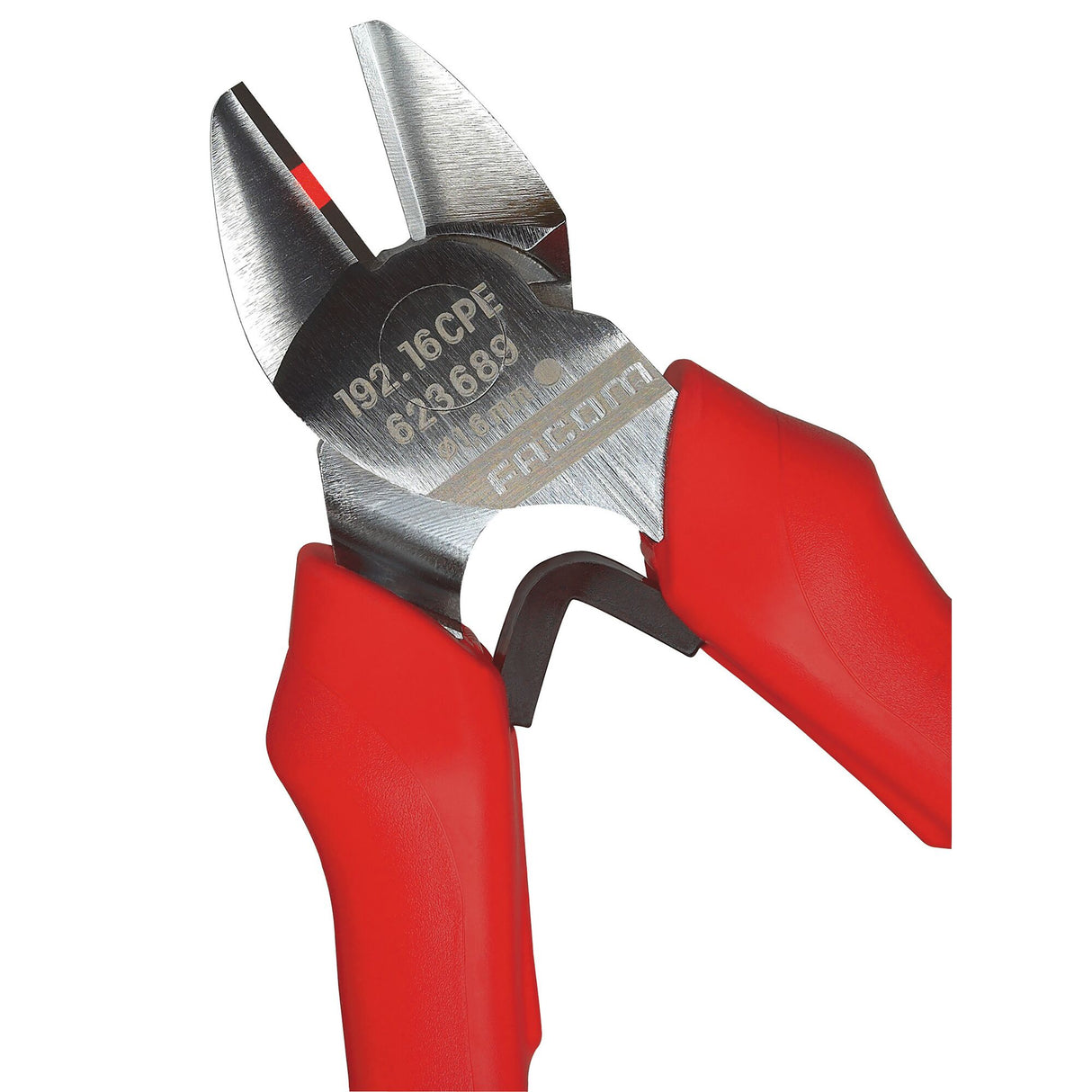 Pince coupante Facom rouge, outil d’électricien, poignées ergonomiques