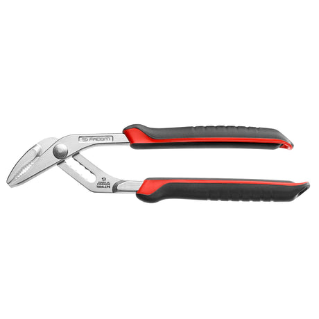 Pince multiprise Facom, outillage, couleur gris et noir avec touches rouges.