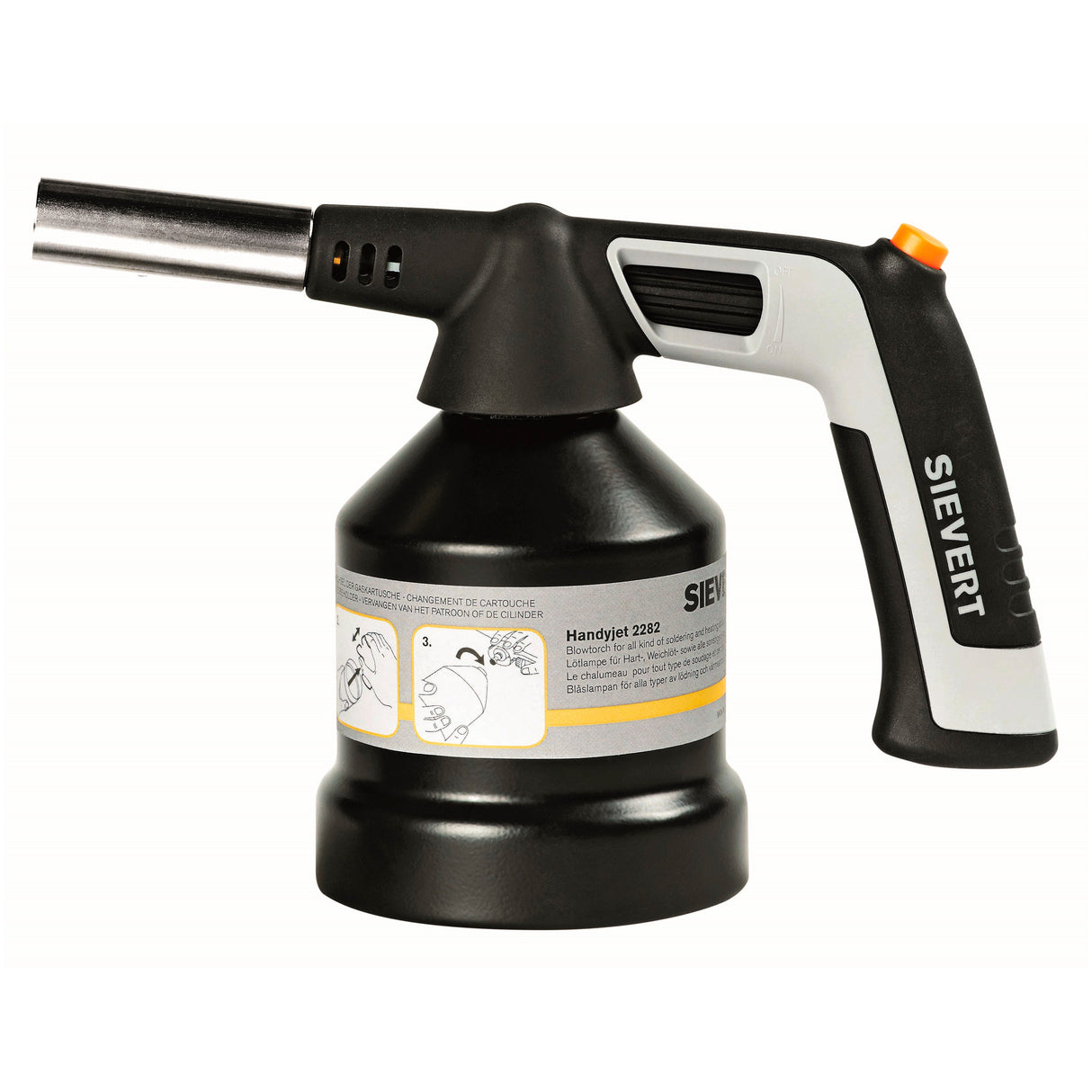 Chalumeau Sievert, type Handyjet 2282, couleur noir et gris, outillage professionnel.
