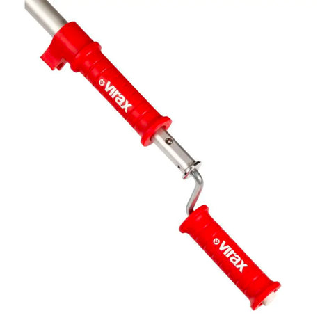 Clé à chaîne Virax rouge pour plomberie, poignée ergonomique, outil sanitaire