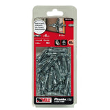 Molly Chevilles métalliques à expansion Ø 4 x 33 mm avec vis M4 à tête cylindrique - Mister PRO