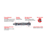 Molly PRO-PACK 100 chevilles métalliques à expansion Ø 5 x 36 mm avec vis M5 - Mister PRO