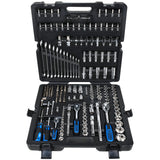 Coffret de douilles CHROME plus 1/4''+3/8''+1/2'', 216 pièces