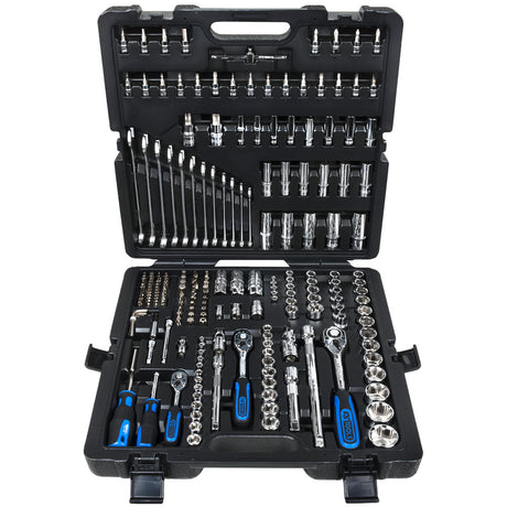 Coffret de douilles CHROME plus 1/4''+3/8''+1/2'', 216 pièces - Mister PRO