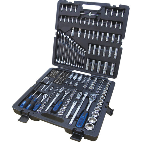 Coffret de douilles CHROME plus 1/4''+3/8''+1/2'', 216 pièces - Mister PRO