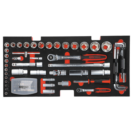 Coffre à outils ULTIMATE 3 tiroirs et plateau de 114 pièces - Mister PRO
