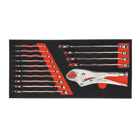 Coffre à outils ULTIMATE 3 tiroirs et plateau de 114 pièces - Mister PRO