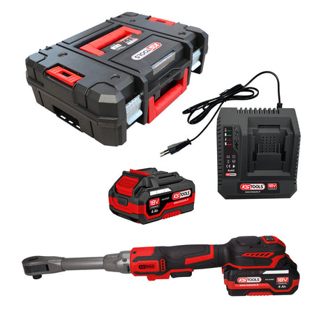 Coffret clé à rochet 1/2'' 18V, 2 batteries et chargeur - Mister PRO
