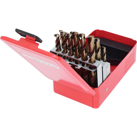 Coffret de 25 forets HSS-Co au cobalt, Ø1,0-13,0 mm - Mister PRO