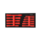 Module de clés à pipe débouchées 6 pans, 11 pièces