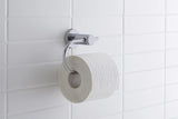 Porte-papier toilette Grohe mural chromé, accessoire salle de bain, couleur argentée