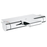 Mitigeur thermostatique Grohe, robinet de baignoire, finition chromée brillante.