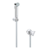 Douchette Grohe, kit de douche WC, couleur chromée, design moderne, fixation murale.