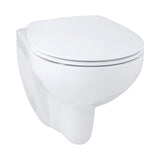 WC mural Grohe, toilette suspendue blanche, céramique design moderne