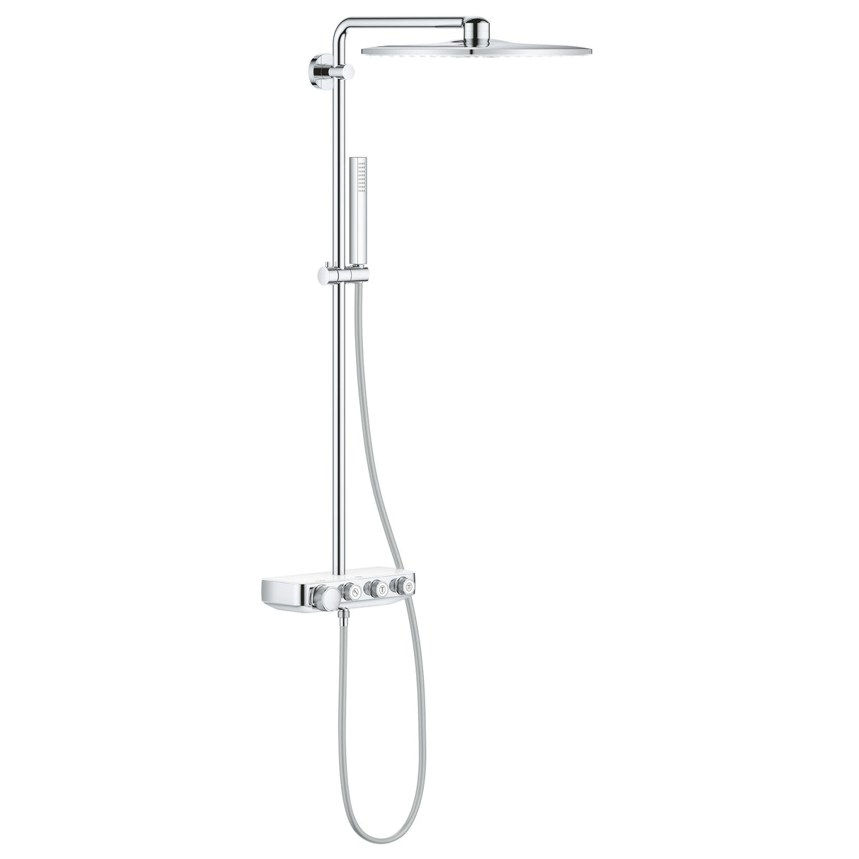 Douche Grohe, colonne de douche thermostatique, couleur chrome