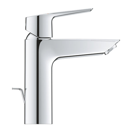 Mitigeur lavabo Grohe chromé, robinet de salle de bain couleur argent