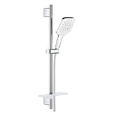 Douchette Grohe, barre de douche chromée, couleur argent, design moderne