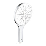 Douchette Grohe, pommeau de douche chromé, couleur argent brillante.