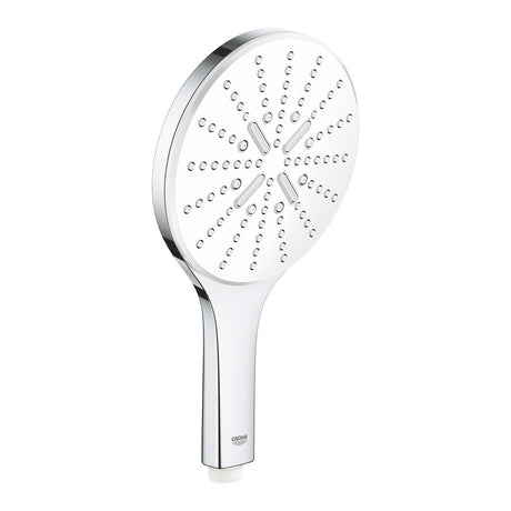 Douchette Grohe, pommeau de douche chromé, couleur argent brillante.