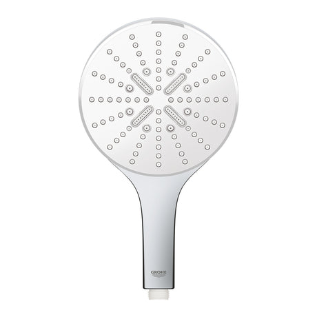 Pommeau de douche Grohe, accessoire sanitaire, couleur chrome argenté