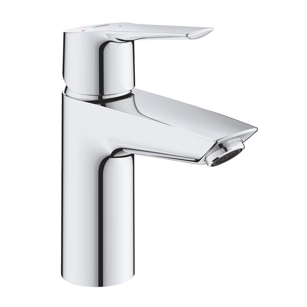 Mitigeur Grohe, robinet salle de bain, couleur chrome, design moderne.
