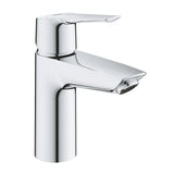 Mitigeur Grohe, robinet salle de bain, couleur chrome, design moderne.