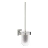 Brosse WC murale Grohe, accessoire de salle de bain, finition inox brossé argenté
