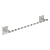 Barre porte-serviettes Grohe, accessoire salle de bain, couleur inox brossé.