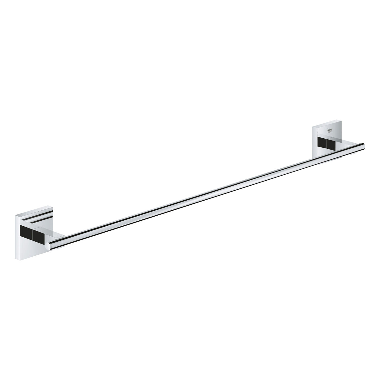 Barre porte-serviettes Grohe, accessoire salle de bain, finition chromée.