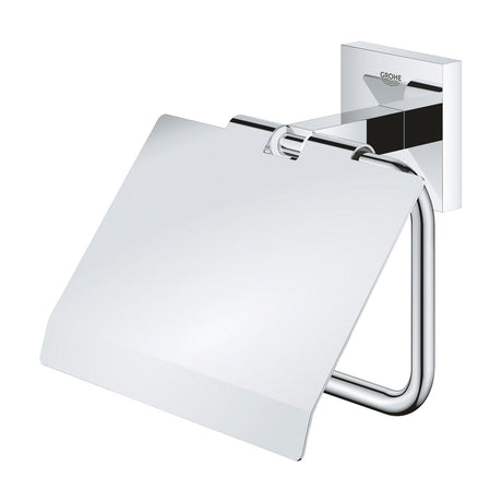 Porte-papier toilette Grohe, accessoire sanitaire mural, couleur chromée brillante