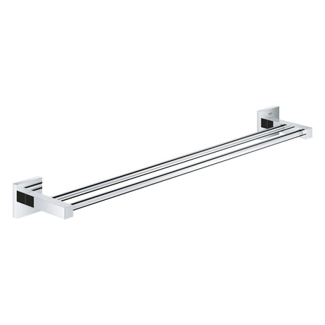Porte-serviettes Grohe mural en acier chromé, accessoire de salle de bain couleur argentée