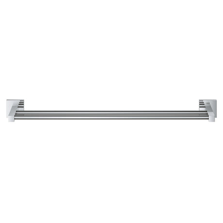 Barre porte-serviettes Grohe, accessoire salle de bain, couleur chrome argenté