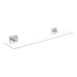 Étagère murale Grohe, accessoire salle de bain, couleur transparente et chrome