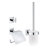 Set d'accessoires salle de bain Grohe, chromé, porte-brosse, porte-serviette et porte-papier