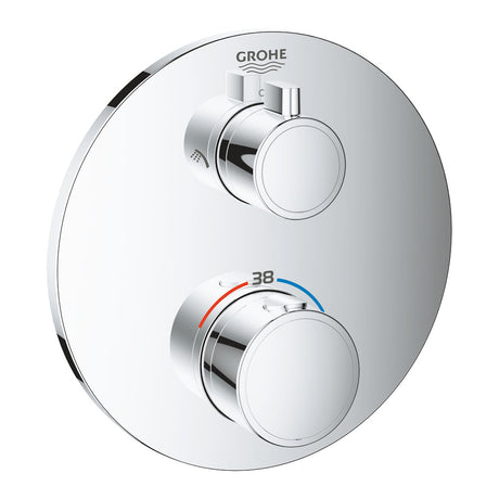 GROHE Mitigeur de douche thermostatique Grohtherm 2 sorties avec inverseur - Mister PRO