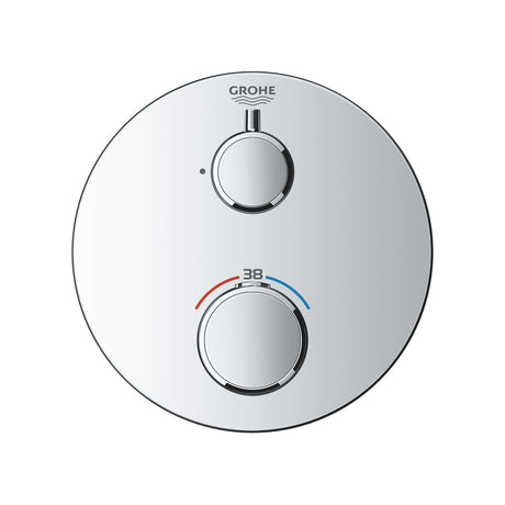 GROHE Mitigeur de douche thermostatique Grohtherm 2 sorties avec inverseur - Mister PRO