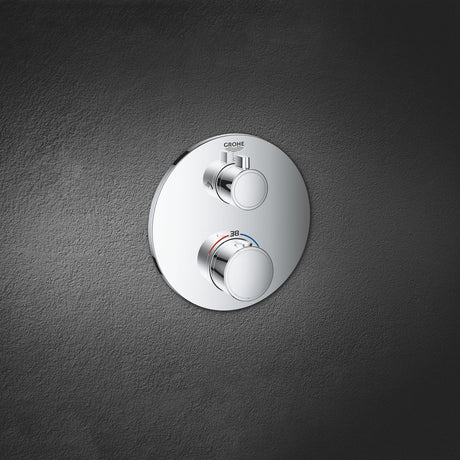 GROHE Mitigeur de douche thermostatique Grohtherm 2 sorties avec inverseur - Mister PRO