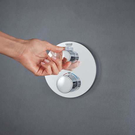GROHE Mitigeur de douche thermostatique Grohtherm 2 sorties avec inverseur - Mister PRO