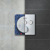 GROHE Façade de mitigeur thermostatique encastré Grohtherm SmartControl 3 sorties