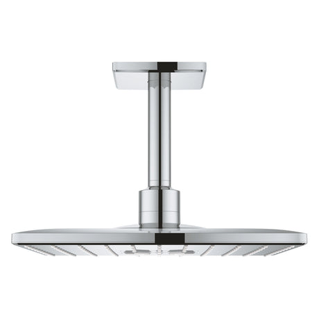 GROHE Douche de tête 2 jets et bras 142mm Rainshower SmartActive 310 Cube - Mister PRO