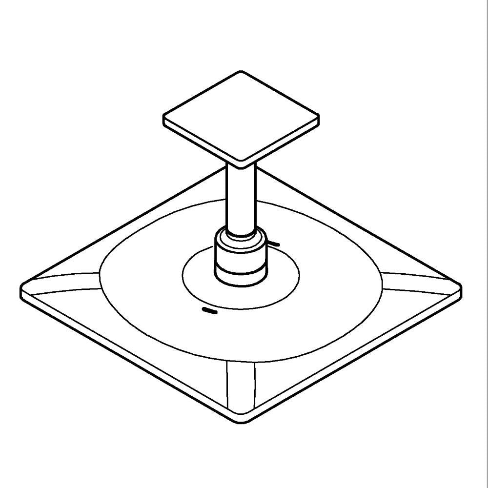 GROHE Douche de tête 2 jets et bras 142mm Rainshower SmartActive 310 Cube