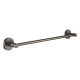 Barre porte-serviettes Grohe, accessoire salle de bain, finition noir mat