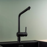 Mitigeur d'évier Grohe noir mat, robinetterie moderne pour cuisine