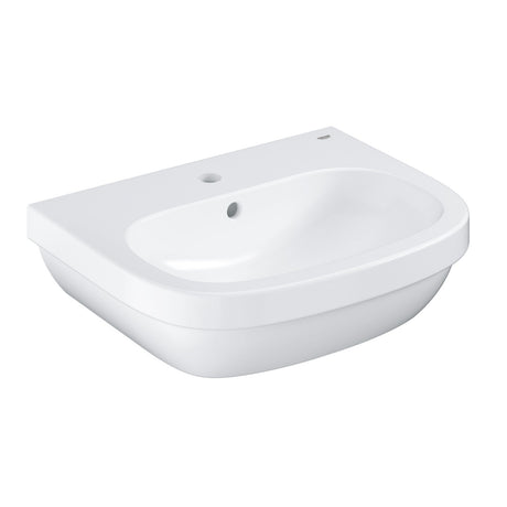 Lavabo blanc Grohe en céramique rectangulaire, design moderne, salle de bain