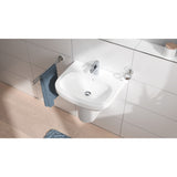 Lavabo blanc Grohe en céramique, design mural pour salle de bain moderne