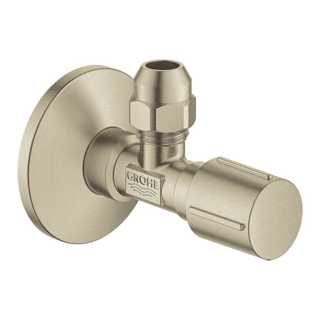 GROHE Robinet d'arrêt équerre 1/2 Nickel Brossé - 22039EN0 - Mister PRO