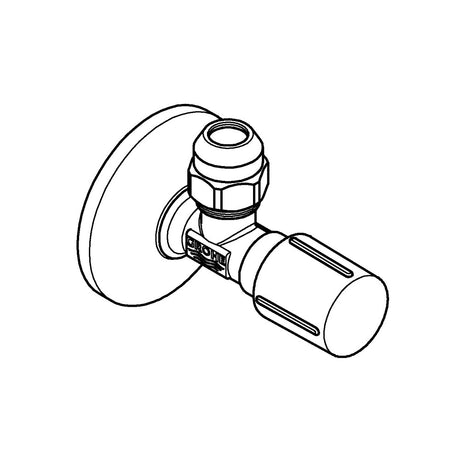 GROHE Robinet d'arrêt équerre 1/2 Nickel Brossé - 22037EN0 - Mister PRO