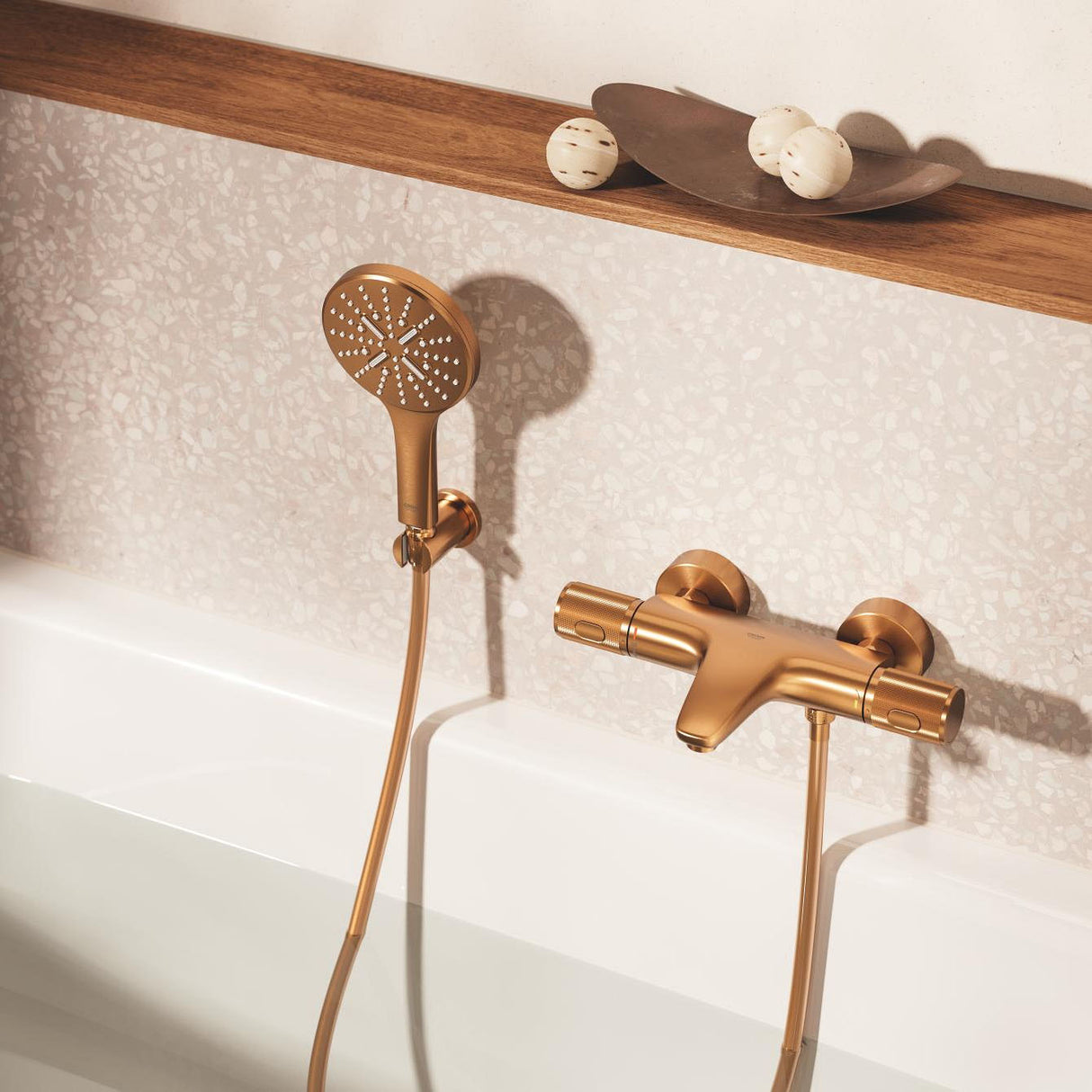 GROHE Flexible de douche 1250mm Silverflex TwistStop