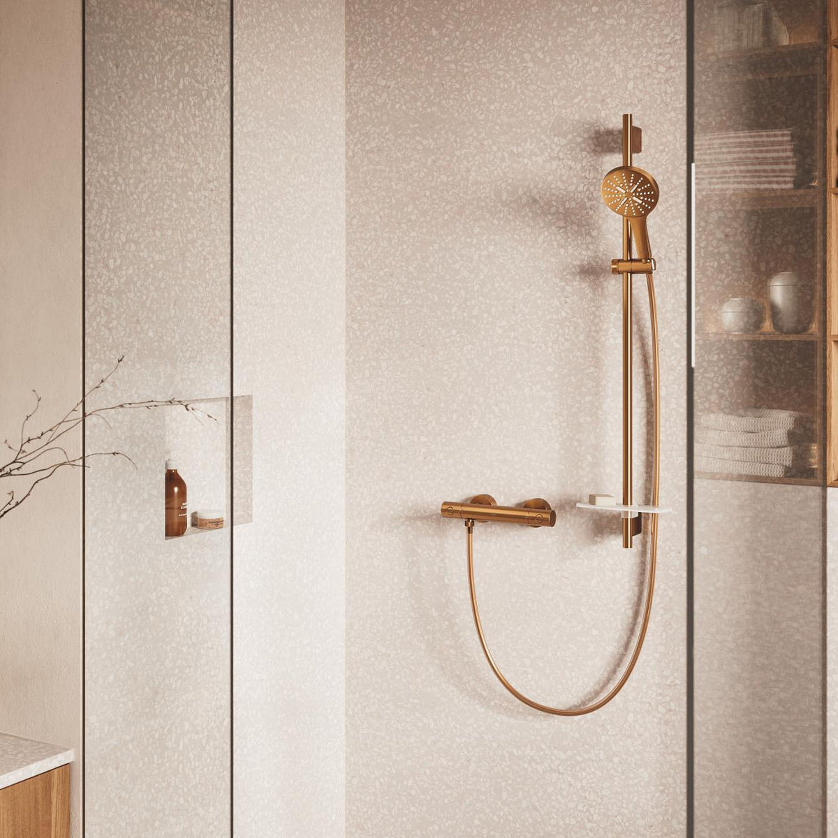GROHE Barre de douche 900 mm Ø 22 mm Rainshower SmartActive - Mister PRO